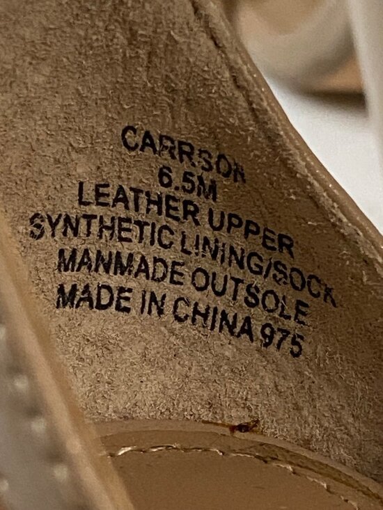 Steve Madden Carrson Heels Beige Ankle Strap Block Heel Womens 6.5M - Picture 6 of 13